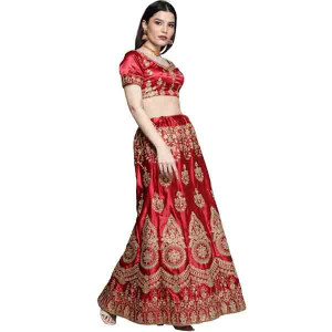 Embroidered A-Line Lehenga